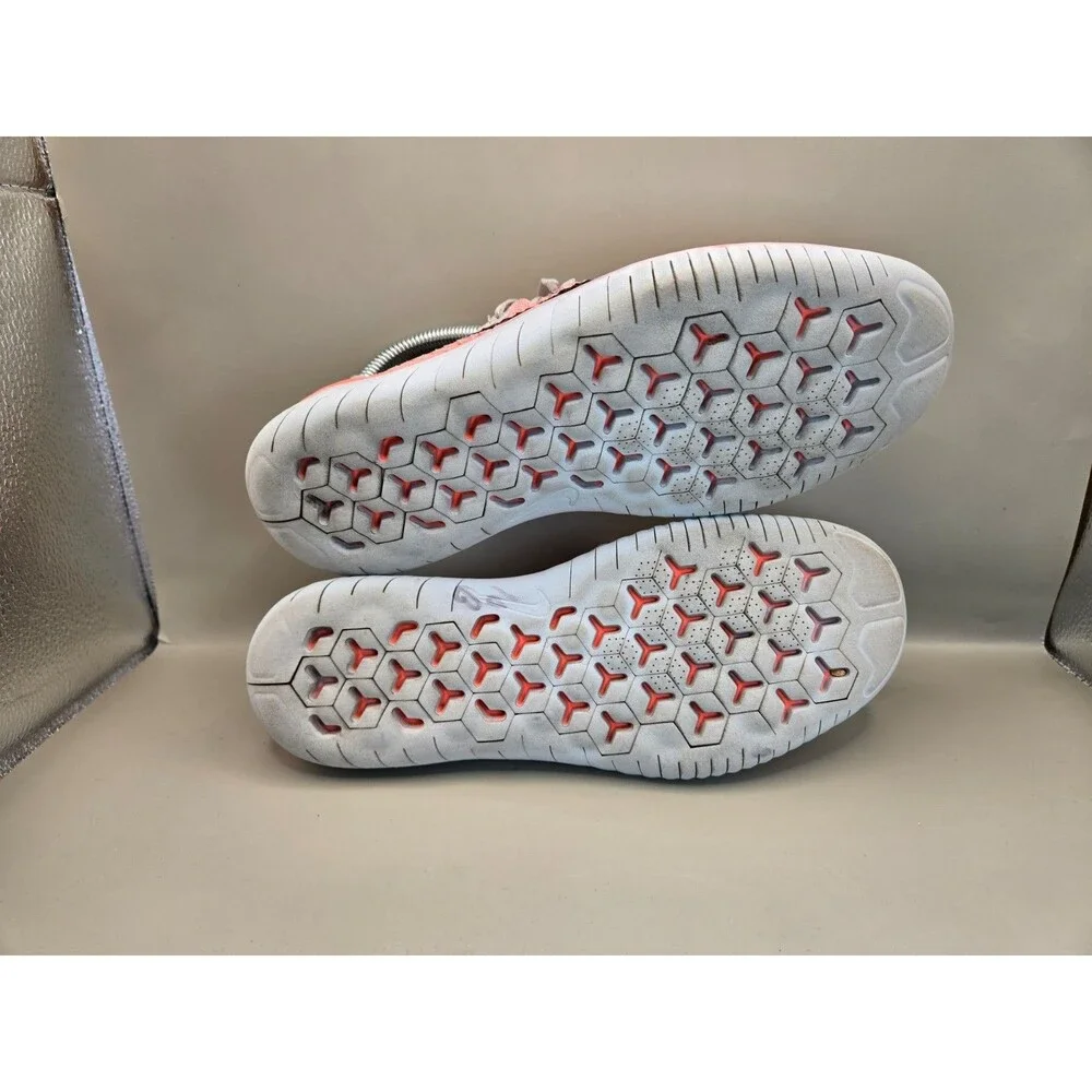 Nike Free RN Flyknit 2018 Shoes Womens 9 Crimson Pulse Running Athletic Sneakers